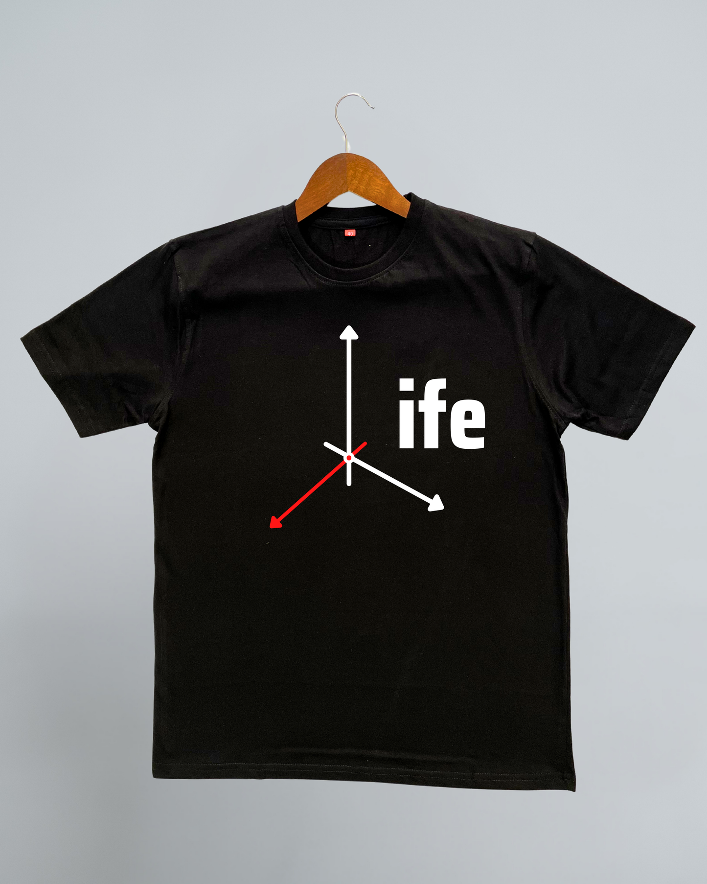 Men's "Life" Graphic T-Shirt – Bold, Minimalist Streetwear