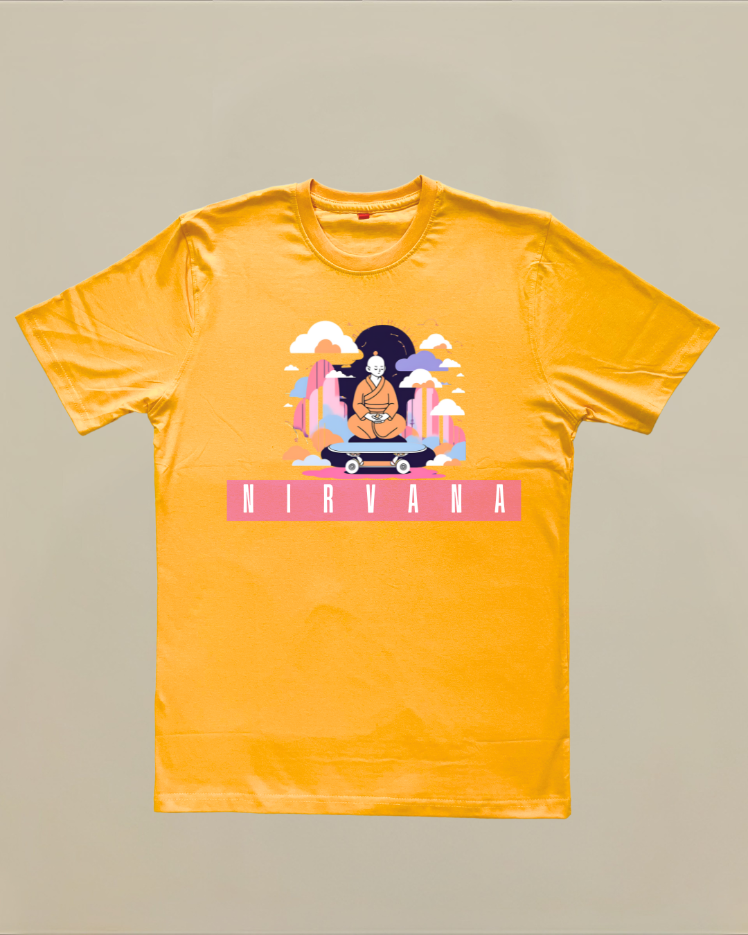 Men's Inner Peace – Nirvana Monk Graphic Tee