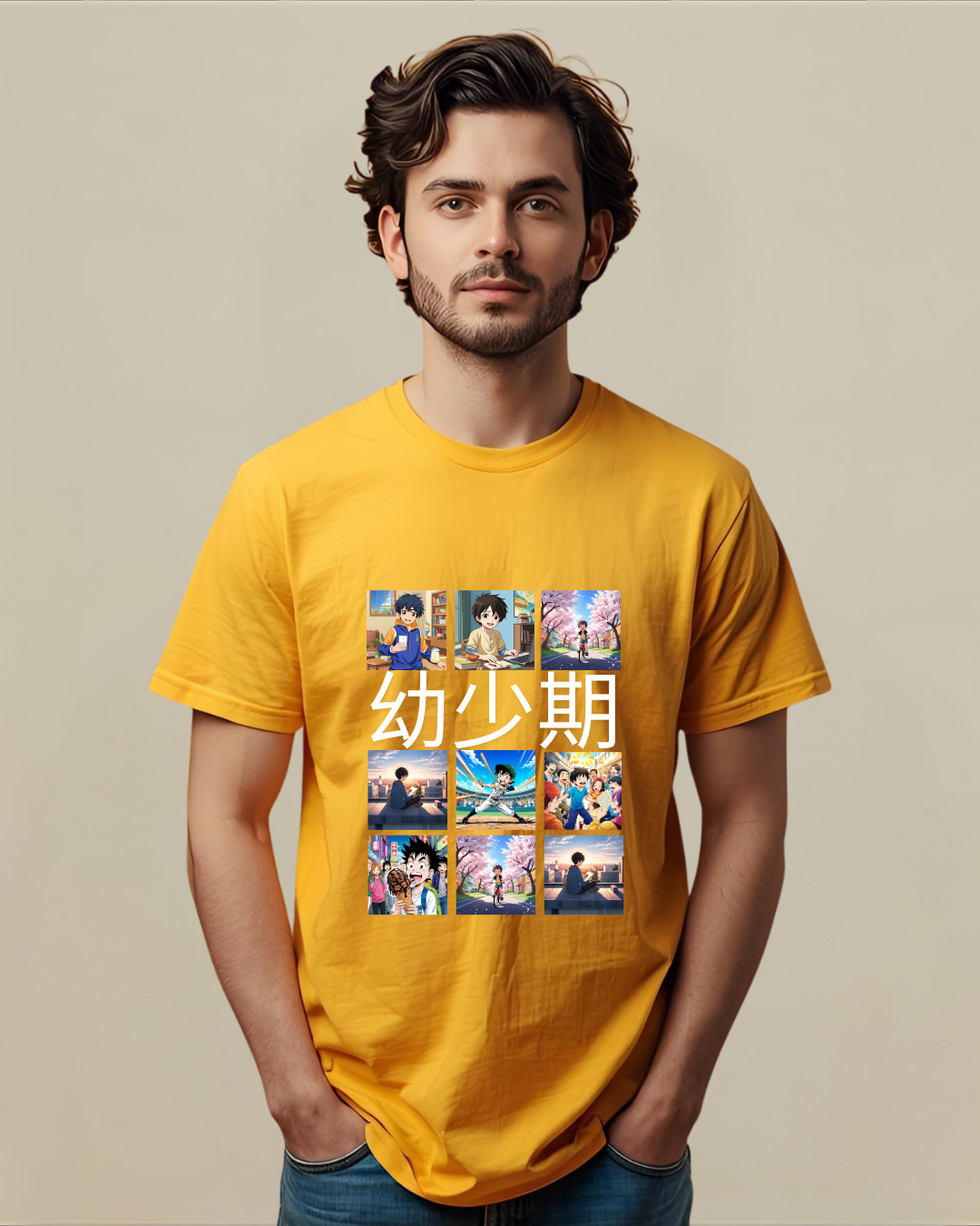 Men's Tokyo Vibes – Japanese Life Matrix T-Shirt