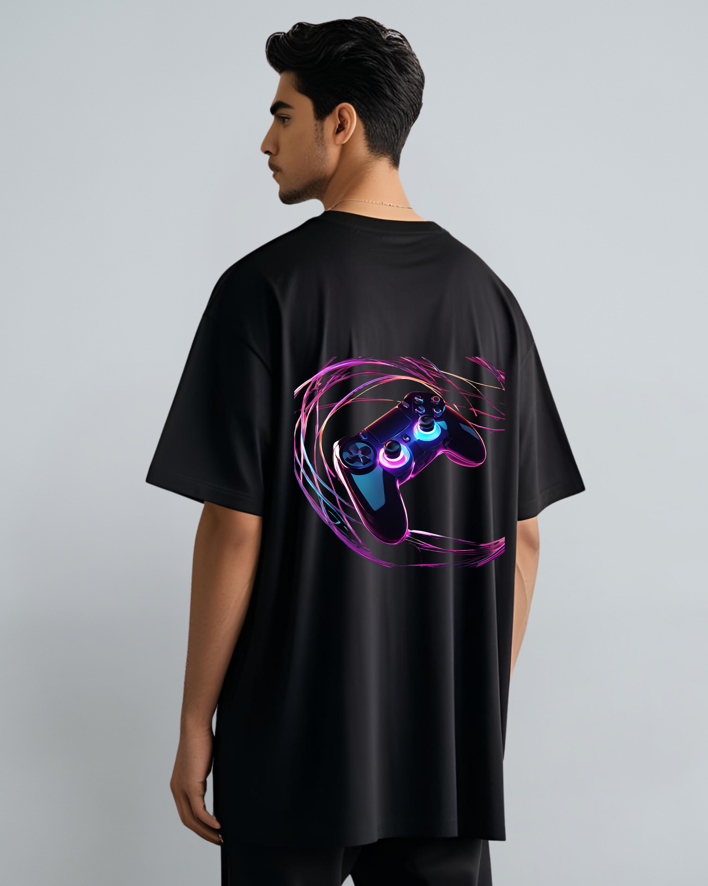 Men’s "Gamerz" Graphic Oversized T-Shirt – Level Up Your Style