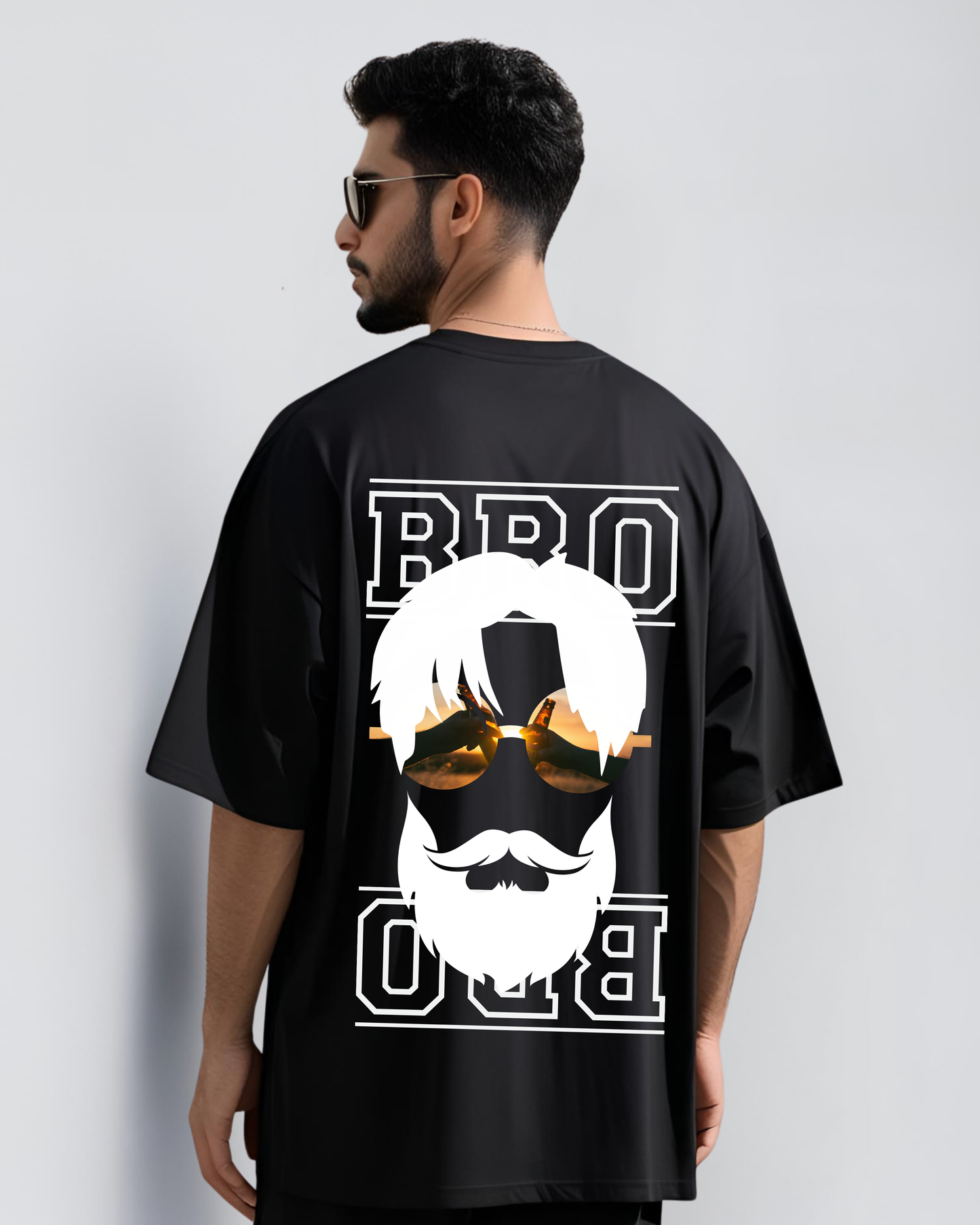 Men’s "Bro" Oversized T-Shirt – Laid-Back Chill Vibes