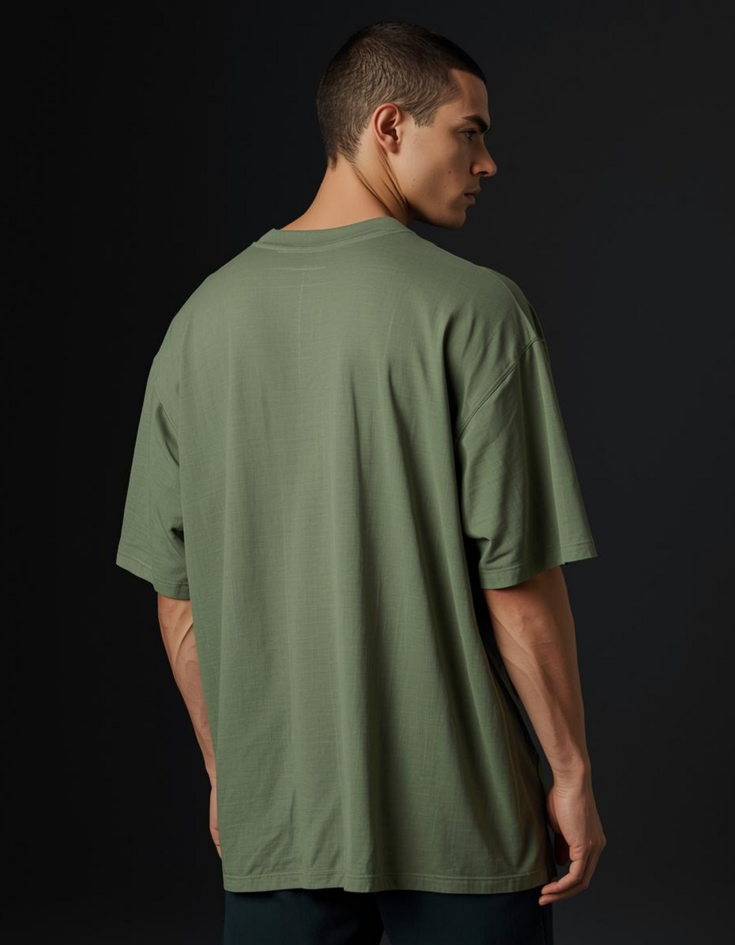 Achiever Typography Oversized T-Shirt for Men | Premium Cotton Streetwear Tee | Minimal Motivational Graphic T-Shirt