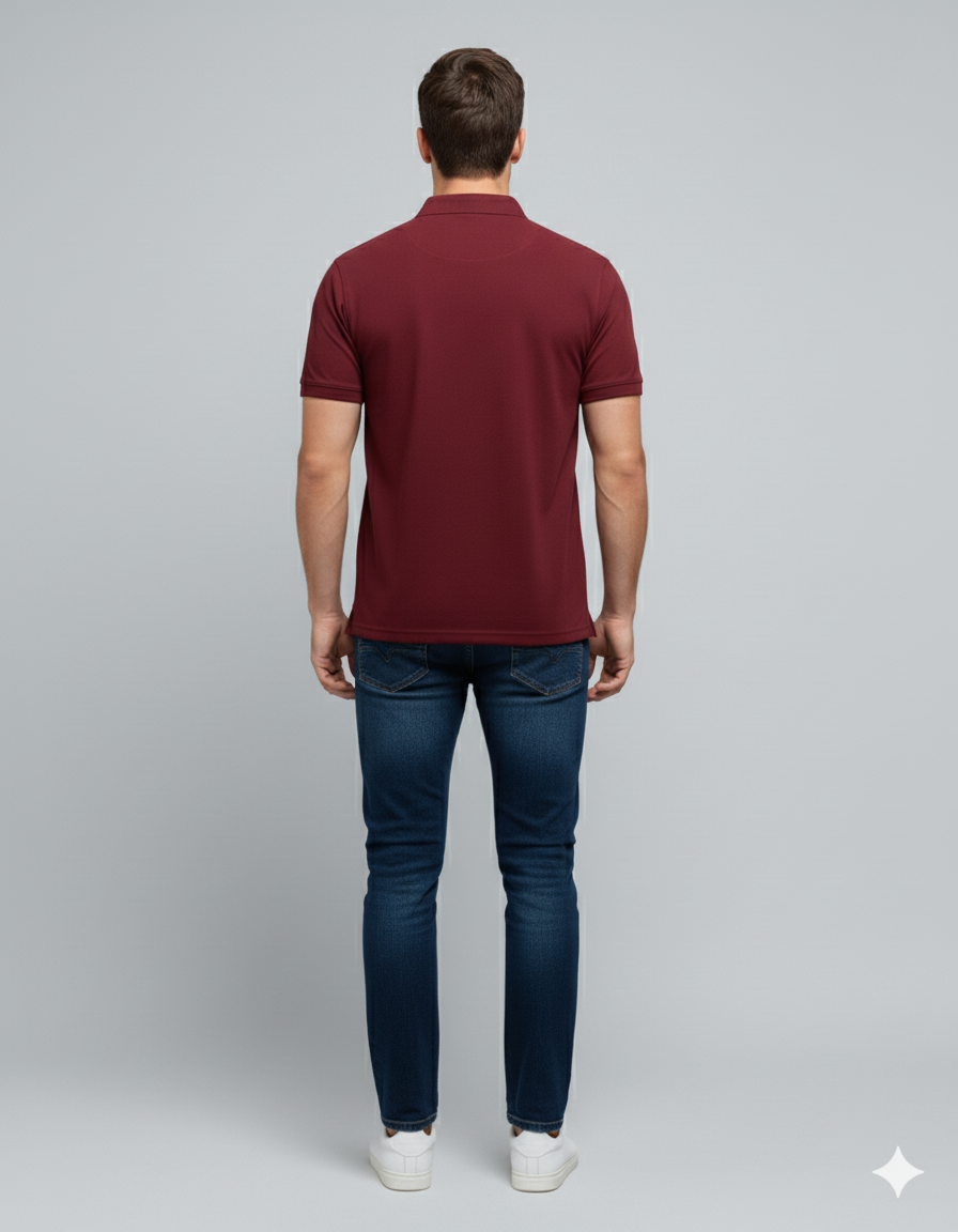 Men’s Classic Fit Cotton Polo T-Shirt – Soft, Breathable & Stylish