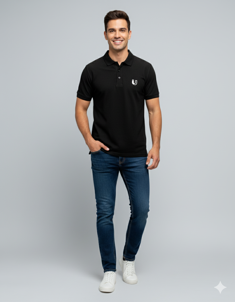 Men’s Classic Fit Cotton Polo T-Shirt – Soft, Breathable & Stylish