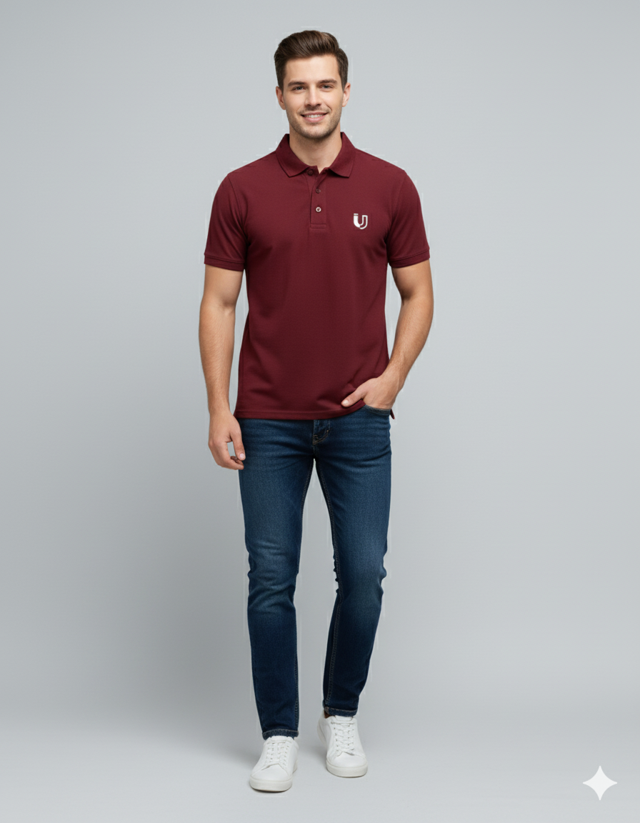Men’s Classic Fit Cotton Polo T-Shirt – Soft, Breathable & Stylish
