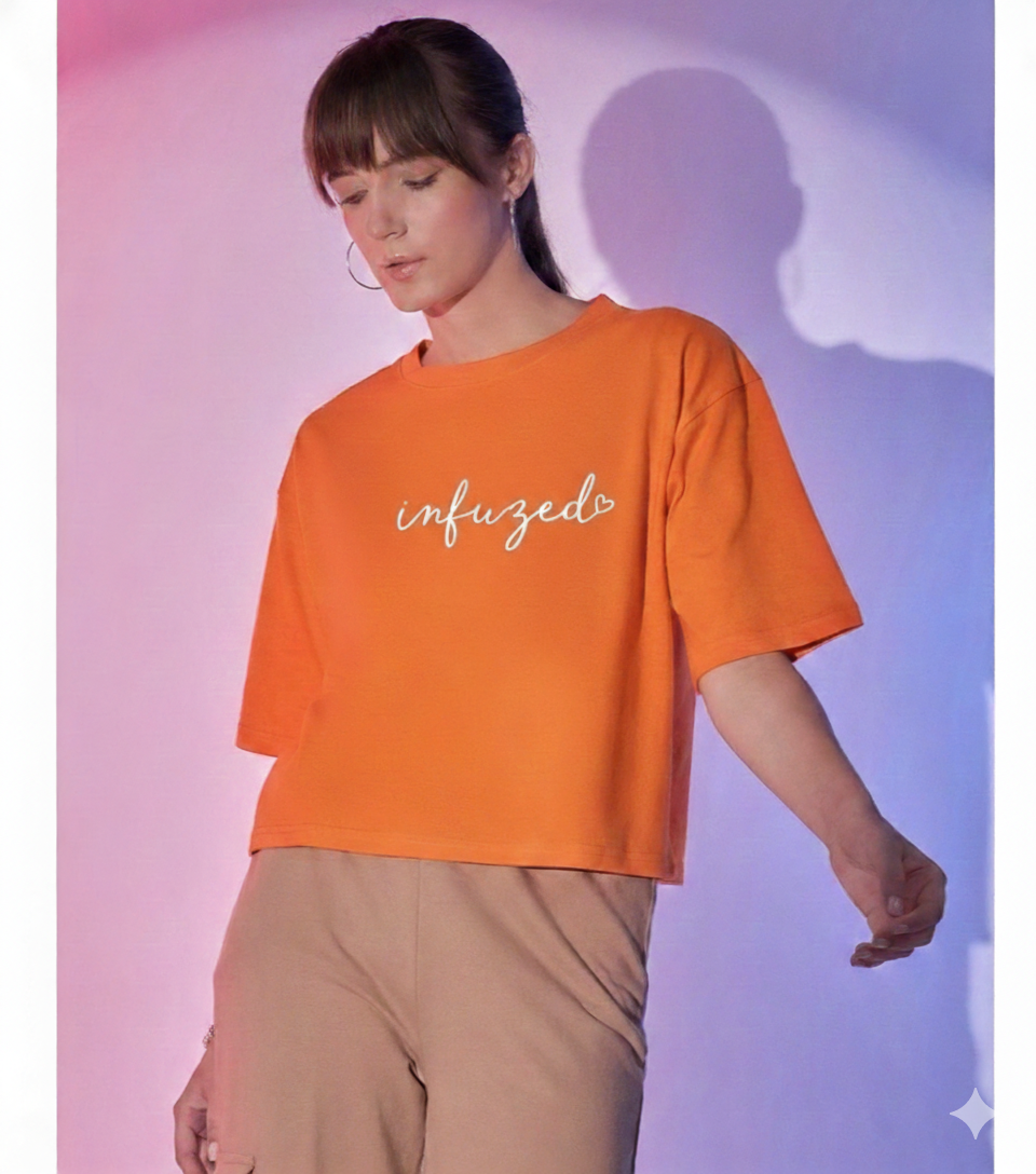 Women's "Infuzed" Minimalist Graphic Tee
