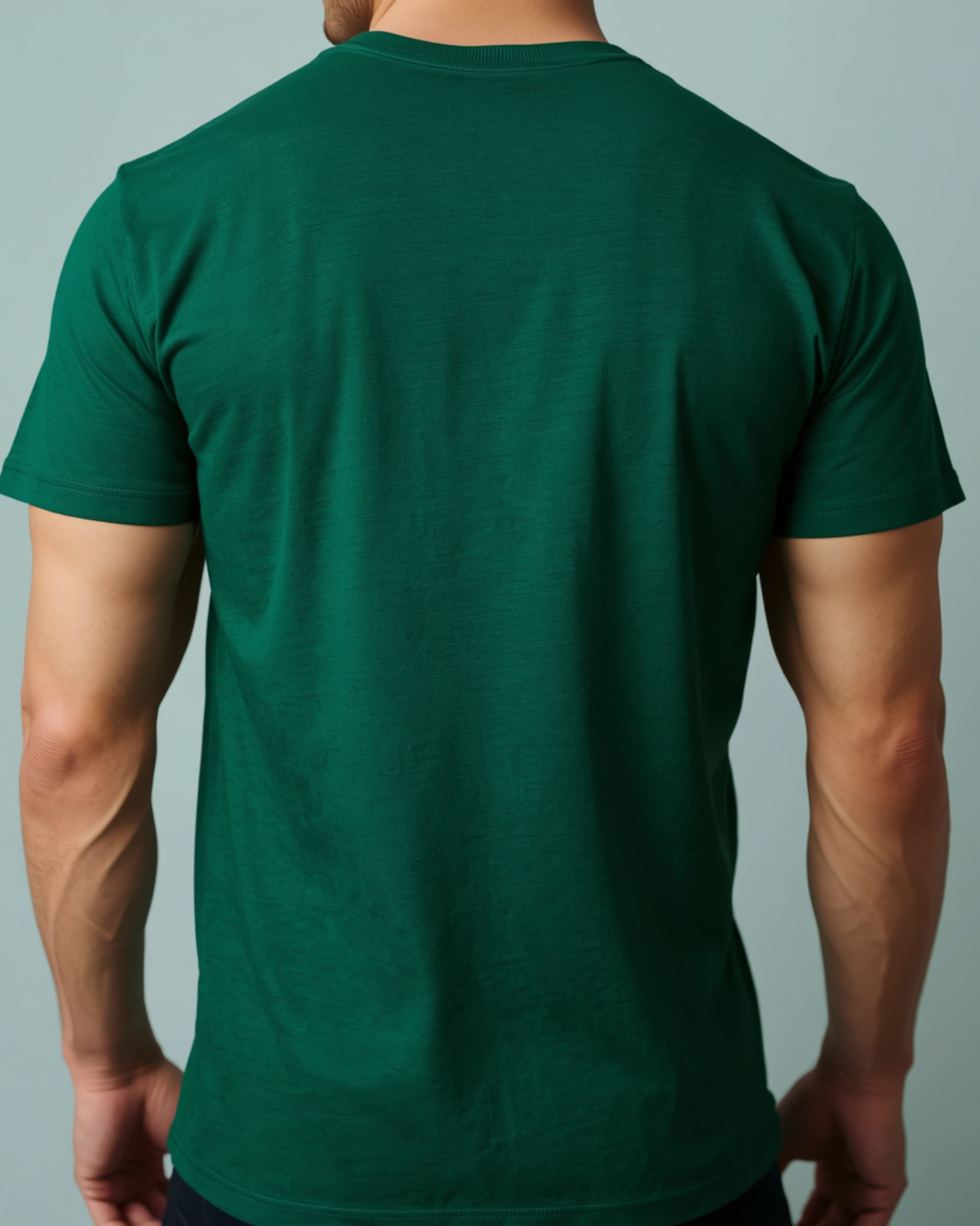 INFUZED Muscle Monster T-Shirt for Men | Green Monster Truck Graphic Printed T-Shirt | Automotive Streetwear Tee
