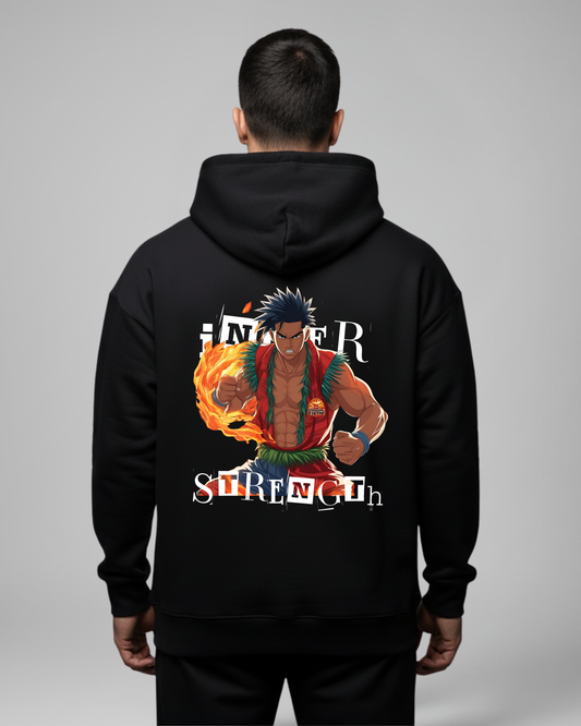 Empowerment Black Hoodie | Find Your Inner Strength Graphic Apparel