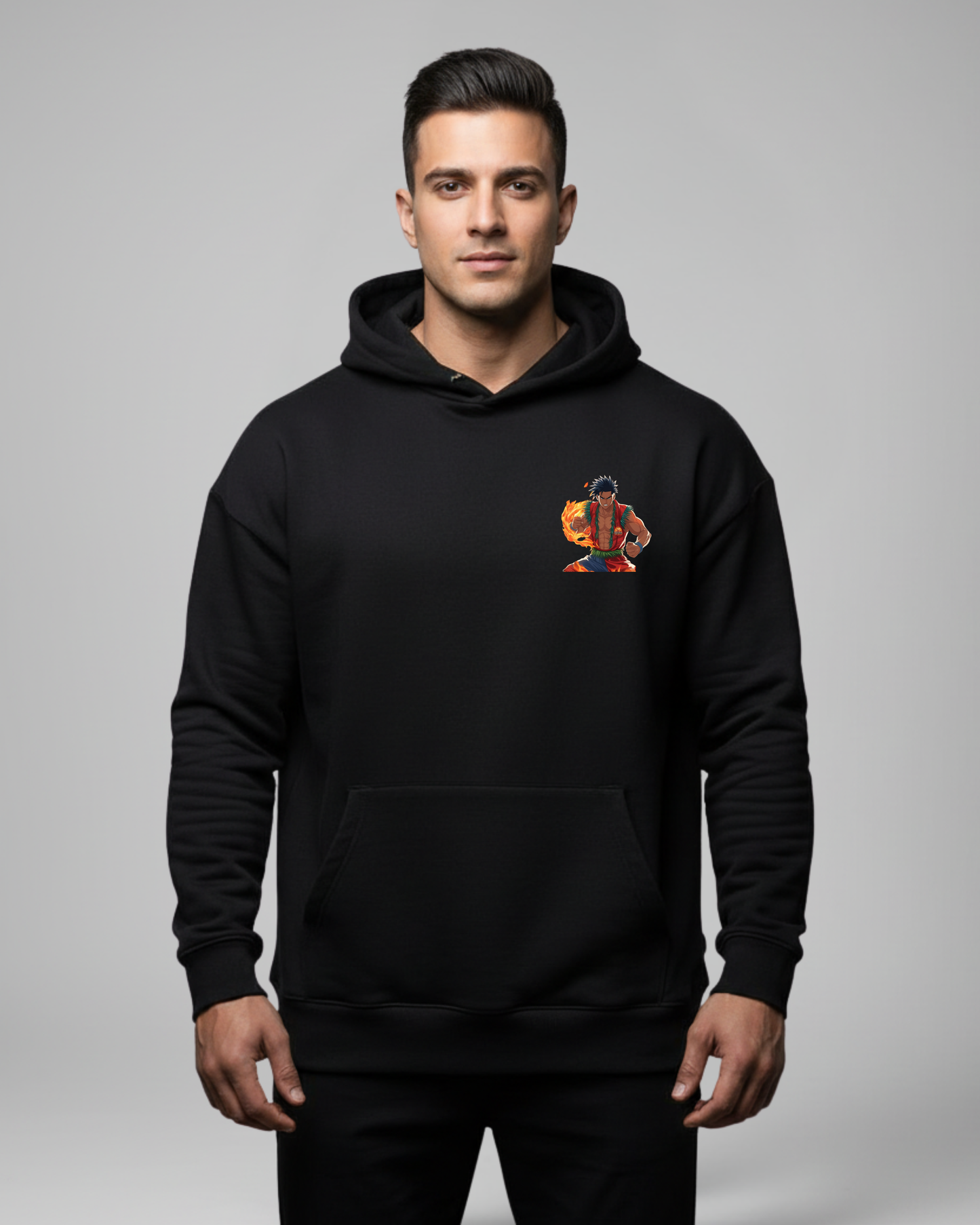 Empowerment Black Hoodie | Find Your Inner Strength Graphic Apparel