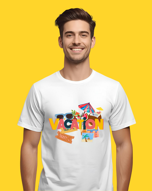 Men's Vacay Mode – Chill & Escape T-Shirt