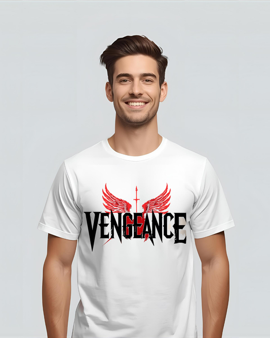 Men's Vengeance Unleashed – Dark Justice Graphic T-Shirt