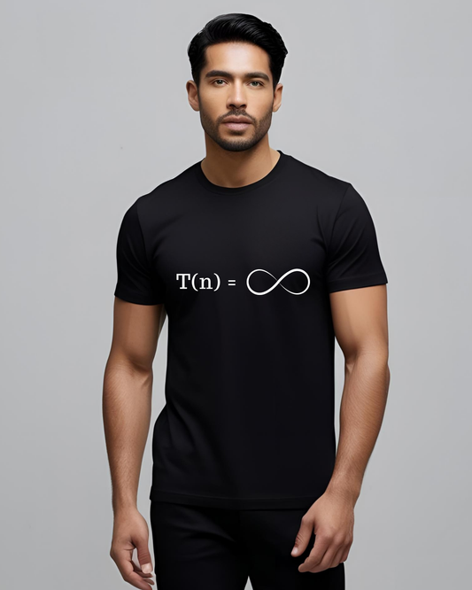 Men's Tech Algorithm Tee – Infinite Growth, Infinite Mind
