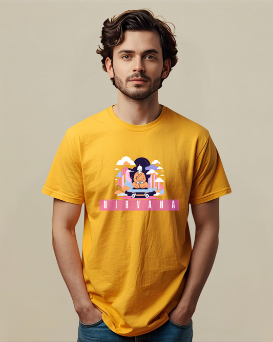Men's Inner Peace – Nirvana Monk Graphic Tee
