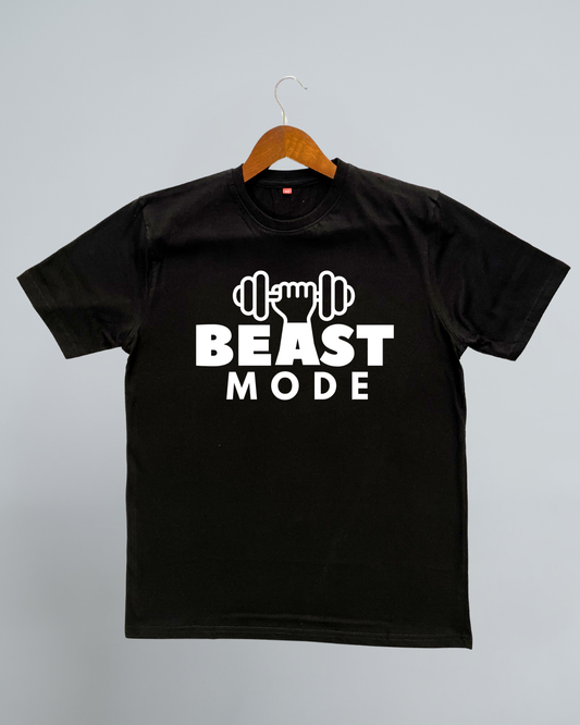 Men’s "Beast Mode" Gym T-Shirt – Lift Heavy, Live Strong