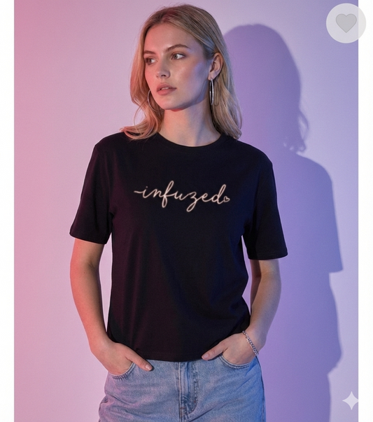 Women's "Infuzed" Minimalist Graphic Tee