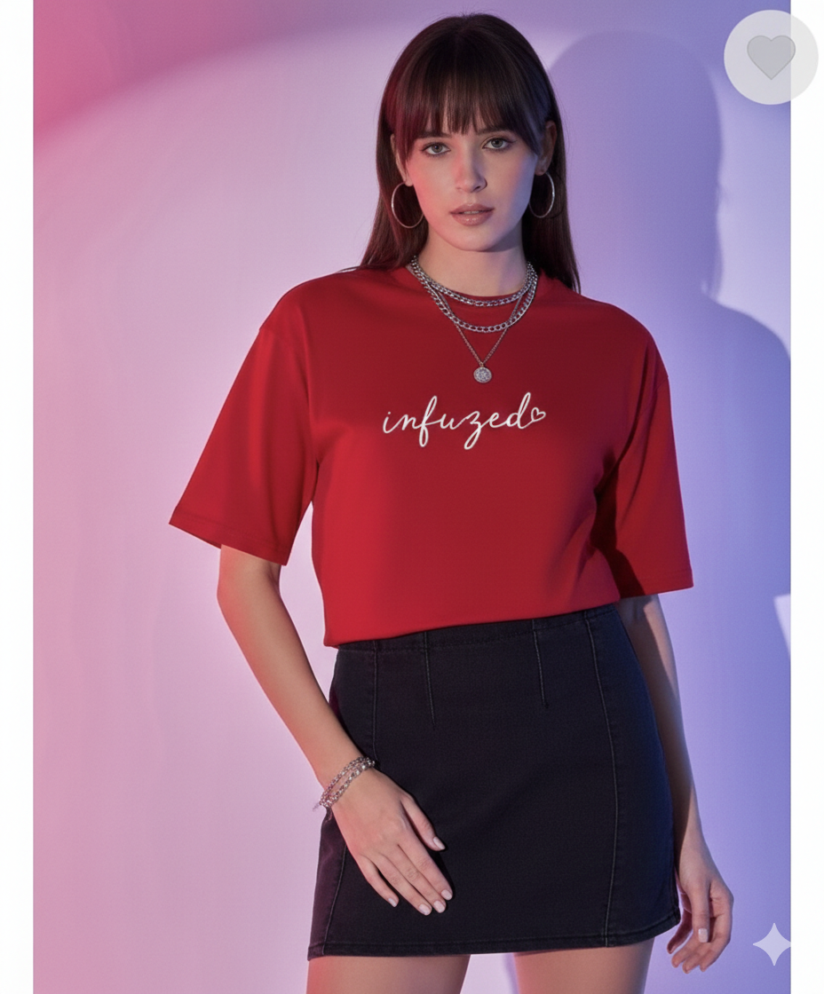 Women's "Infuzed" Minimalist Graphic Tee