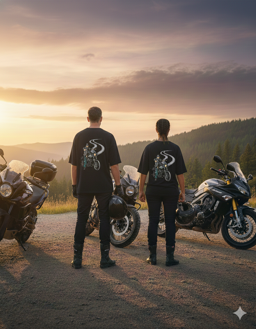 Men’s "Urban Rider" Bike Graphic Oversized T-Shirt – Streetwear for the Bold